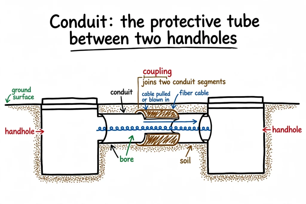Whiteboard illustration: what a conduit is
