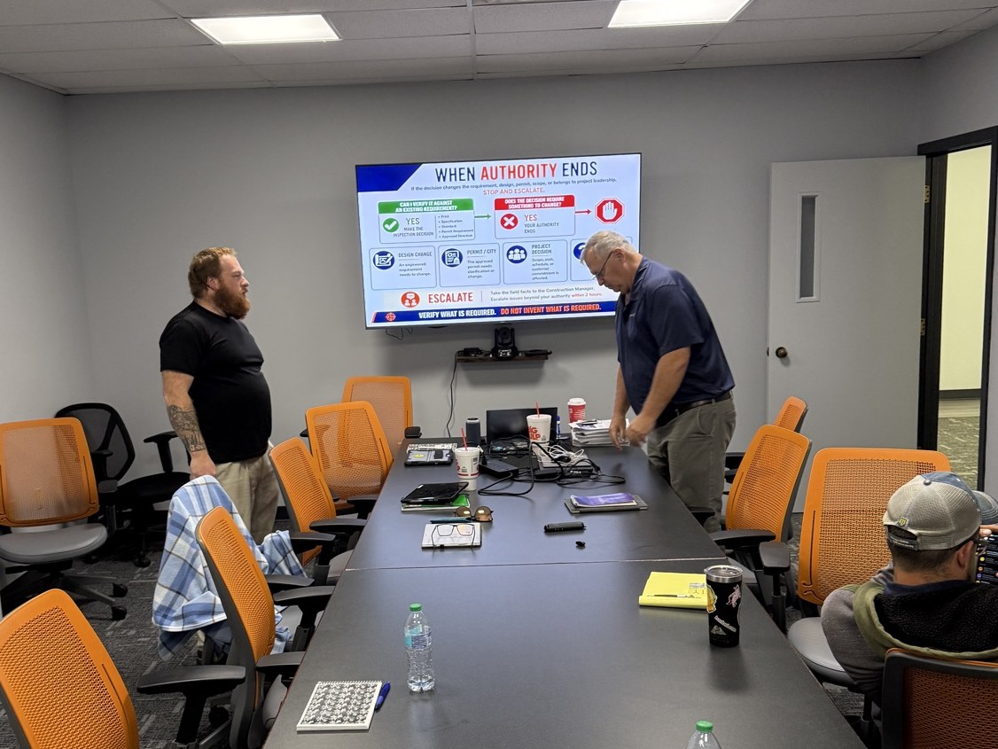 Valor Services instructor training session